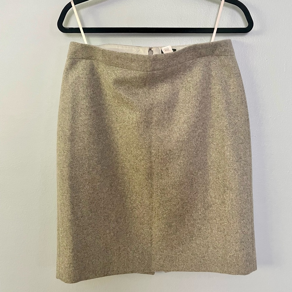 JCrew Wool Pencil Skirt Size 10